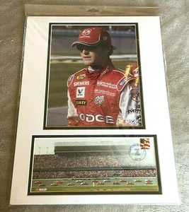 NEW Sealed Nascar Kasey Kahne Matted Daytona 500 Photo & Cover 2005 Rare 16x12 - Picture 1 of 5