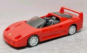 Juguete de acción de fricción de plástico vintage años 90 Ferrari F-40 9" funcionando - Imagen 1 de 7