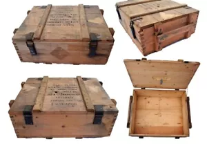 NATO Holzkiste 26NB Natur/Oliv Transportkiste Munitionskiste Werkzeugbox Koffer - Bild 1 von 5