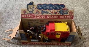 IDEAL  FIX IT  STAGE COACH  BOXED  C. 1960  STAGECOACH - Picture 1 of 8