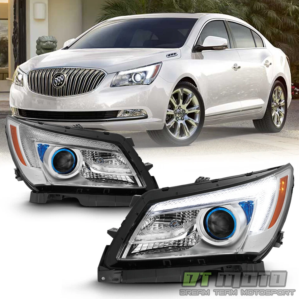 Faros proyectores de tubo LED halógeno Buick LaCrosse 2014 2015 2016 Foto 1 de 4