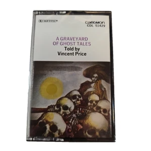 RARE A Graveyard Of Ghost Tales Told By Vincent Price Cassette Tape New Sealed - Picture 1 of 8