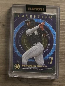 2022 Bowman Inception Benyamin Bailey FoilFractor Prospect 1/1 Initiation - Bild 1 von 3