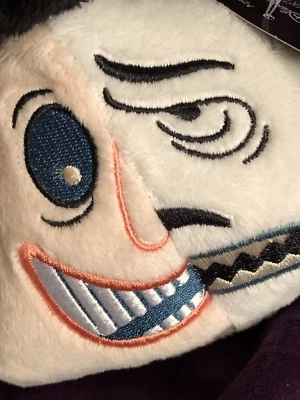 NUEVA MOCHILA CABEZA DE ALCALDE 5" X 8" CLIP PESADILLA ANTES DE NAVIDAD Foto 1 de 4