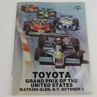 1977 Walkin's Glen Formula-1 Program Toyots Grand Prix of The United States - Image 1 of 4