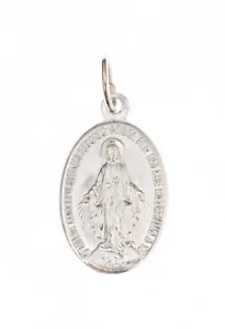 50 pezzi MEDAGLIA MADONNA MIRACOLOSA cm 2,2 x 1,6 IN LINGUA ITALIANA, ORIGINALE - Bild 1 von 2