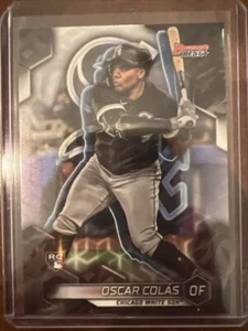 2023 Bowmans Best Oscar Colas RC #33 weiße Sox - Bild 1 von 2