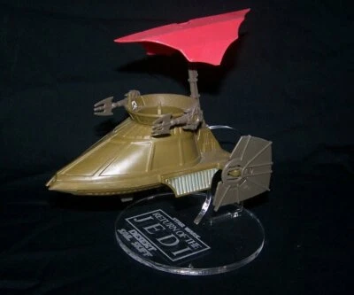 acrylic display stand for vintage 1983 Kenner Star Wars desert sail skiff mini  - Image 1 of 4