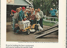 1976 International Harvester CADET advertisement, IH Cadet ad, riding tractor