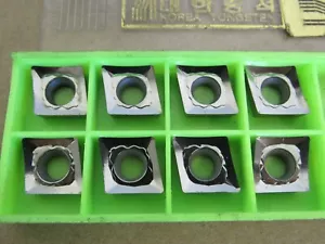8 PCS KOREA TUNGSTEN INSERT CCGT120408R K10 - Picture 1 of 4
