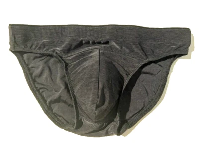 Nuevo MALE POWER Negro Microfibra Bolsa Frontal Bikini Natación Calzoncillo Ropa Interior talla S Foto 1 de 4