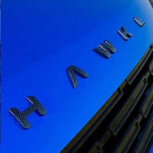 HAWKE Carbon Look Boot Bonnet Letters fits RANGE ROVER VOGUE L322 2007-2010 - Picture 1 of 4