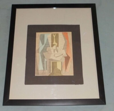 Pablo Picasso "Mesa antes de la ventana" de Picasso 15 dibujos enmarcados con certificado de autenticidad Foto 1 de 4