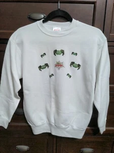 Hanes Jugend Fleece Unisex Halloween Spinne Sweatshirt Größe L 14-16 - Bild 1 von 5