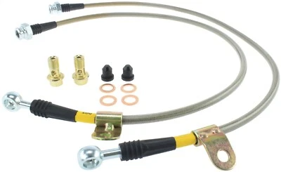 StopTech 950.42004 Stainless Steel Braided Brake Hose Kit Fits 03-08 350Z G35 Foto 1 de 2