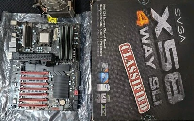 EVGA X58 Classified 4 Way SLI W. Intel I7-990X CPU - Image 1 of 4