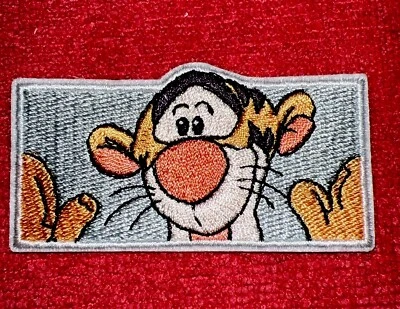 🔥 Disney Tigger The Tiger Embroidered Patch Sticker Sew On Adhesive ~ FREE SHIP - Image 1 of 4