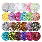 Glossy Round Flat Loose Sequins Sew Garment Decoration Accesory Diy Crafts 1pack