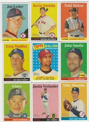 84 Topps Heritage 2007 diferentes como se muestra - 1958 Topps Retro Foto 1 de 4