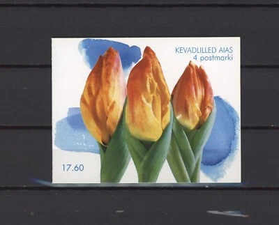 Folleto de flores de primavera S46058 Eesti Estonia MNH 2003 Foto 1 de 2