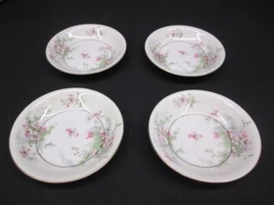 THEODORE HAVILAND -Apple Blossom (New York)- 6" Berry Bowls Set of 4 - Picture 1 of 4