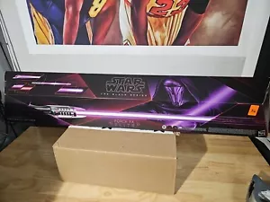 HASBRO BLACK SERIES FORCE FX ELITE DARTH RAVEN LIGHT SABER - Picture 1 of 7