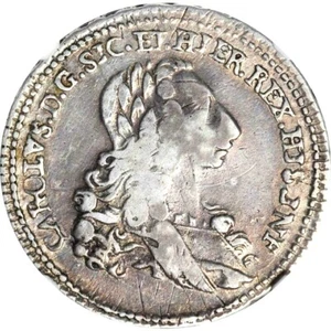 1735 FN Italian States Sicily 6 Tari, NGC VF 35, Italy, Finest Graded at NGC - Picture 1 of 5