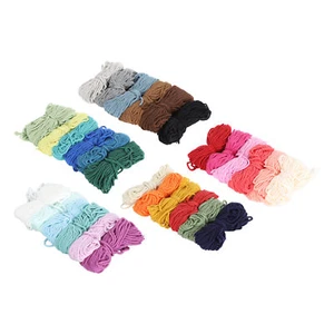 6PCS Embroidery Thread 4 Strands 10m Length Cross Stitch Embroidery Thread ♢ - Picture 1 of 27