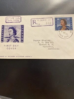 Pitcairn Islands Registered Envelope 1965 - Image 1 of 4