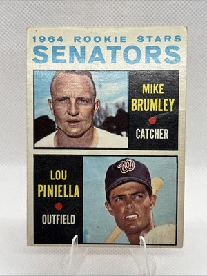 De colección 1964 Topps Baseball #167 Lou Piniella novato, radiocontrol Foto 1 de 4
