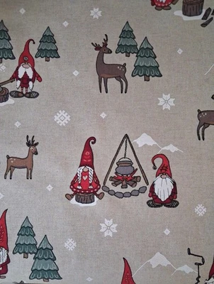 Öko-Tex Canvasbaumwolle - Weihnachten 50 x 140 - Bild 1 von 2