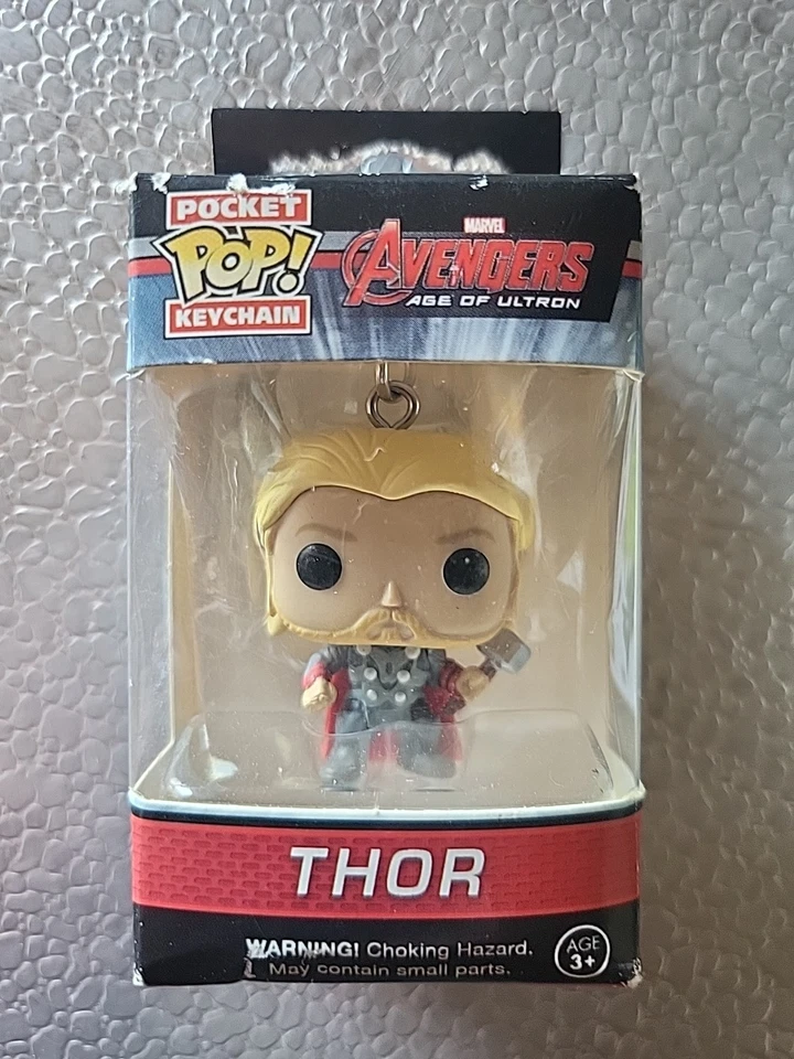 NEW Funko Pocket Pop Keychain Thor Key Ring Marvel Avengers Age of Ultron Figure - Image 1 of 4