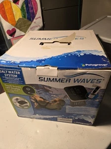 💥SUMMER WAVES SALT WATER SYSTEM FOR ABOVE GROUND POOLS W/ TOUCH LED DISPLAY💥 - Picture 1 of 3