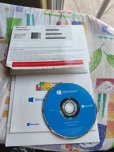 Microsoft Windows 10 home 64-bit software W/Key Code - Picture 1 of 3