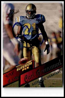 1995 Superior Pix #12 Carl Greenwood Autograph - Image 1 of 2