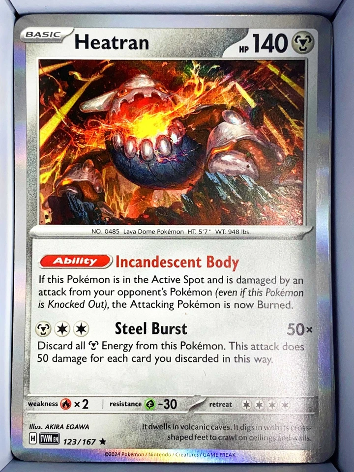 Heatran 123/167 Twilight Masquerade English 2024 holo - Image 1 of 1