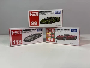 1:64 Scale Tomica Tomy Lamborghini Collection 3 Models - Brand New - UK STOCK - Picture 1 of 4