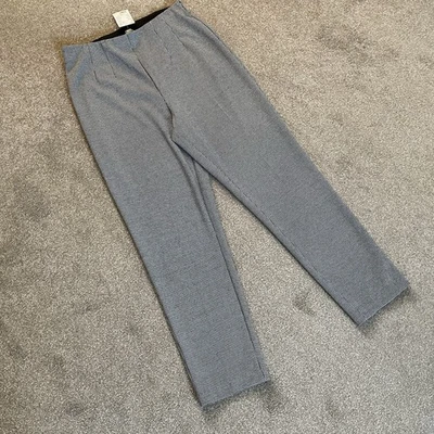BNWT H & M Black White Houndstooth Check Pull On Dress Pants Trousers M UK 10-12 - Image 1 of 4