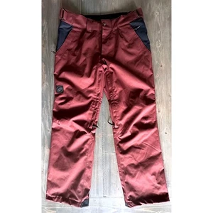 Airblaster Glacier Series Snow Pants – Men's Large – Burgundy Waterproof 15K/10K - Picture 1 of 9