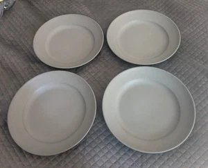 Vintage Heide Keramik Keramik grau Speiseteller 11,25" 4er Set - Bild 1 von 12