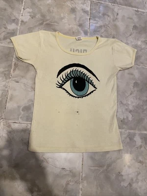 Vintage Women’s 1980s Rich Bitch Punk Grunge T-Shirt Funny Quote Single Stitch M - Image 1 of 4