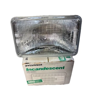Sylvania 4652 OEM запечатанный луч фары лампы накаливания 12V, 3 зубца основание совершенно новый - Изображение 1 из 4