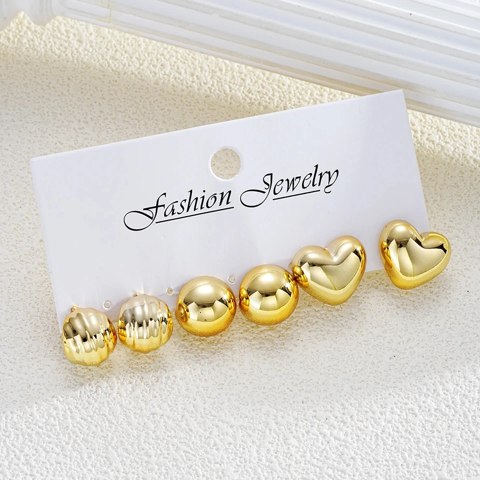 C-förmige minimalistische Damen Ohrringe geometrisch mode Zubehör - Bild 1 von 1