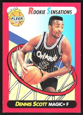 6434H 1991-92 Fleer Wheaties #61 Dennis Scott - Imagem 1 de 2