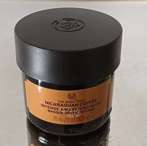 The Body Shop Nicaraguan Coffee Intense Awakening Face Mask 75ml Vegan - Picture 1 of 3