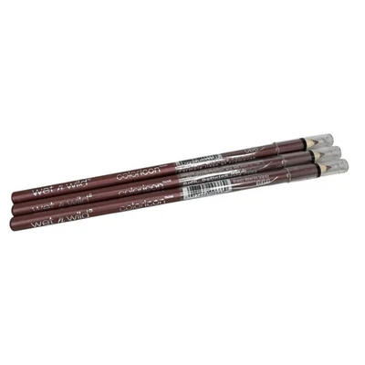 (3) Wet n Wild BRANDY WINE Color Icon Lipliner Pencil # 666 New Sealed - Image 1 of 3