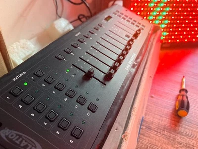 Elation DMX OPERATOR 192-Channel Pro Lighting Controller DJ Rack Open Box WORKS - Image 1 of 4