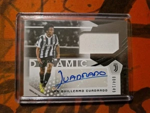 JUAN CUADRADO 2018-19 Panini TREBLE Soccer DYNAMIC Auto Patch /149 #D-JGC - Picture 1 of 2
