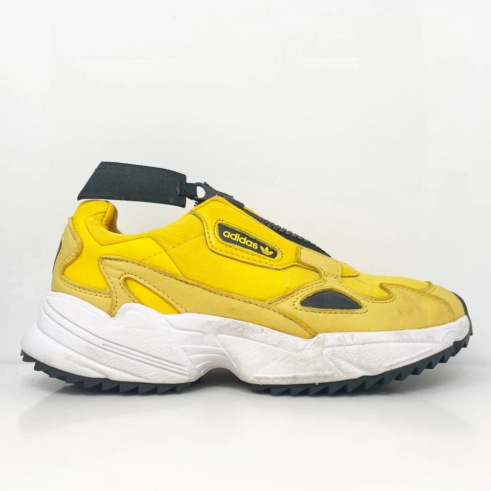 Adidas Mujer Falcon EE5113 Amarillo Zapatos Informales Tenis Talla 6 Foto 1 de 4