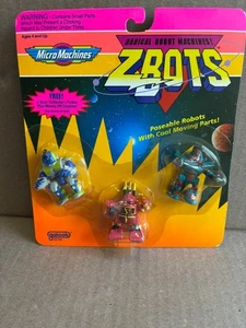 Micro Machines Z-Bots Robot Machines 3-Pk Pinner Zaton Xeno Galoob 1993 MOC - Bild 1 von 2
